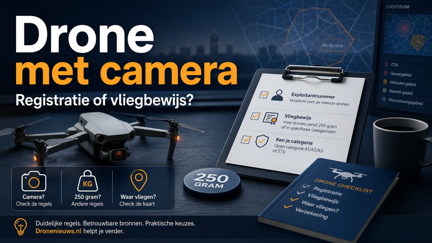 Van dronevlucht naar oplevering zonder chaos