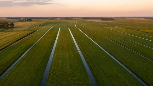 Landschappen met een drone: zoek de lijnen