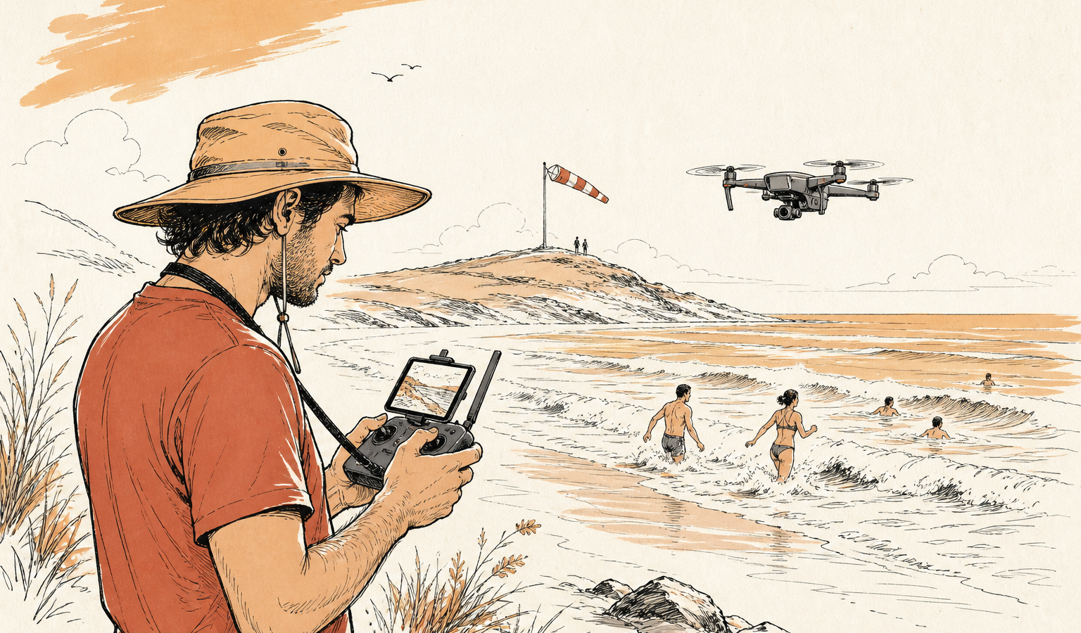 Drones boven Sydney: 70 stranden in de gaten