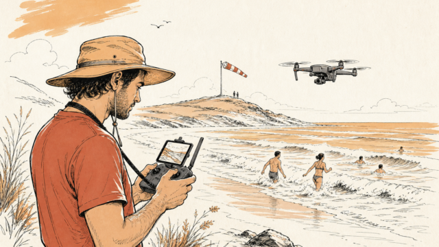 Drones boven Sydney: 70 stranden in de gaten
