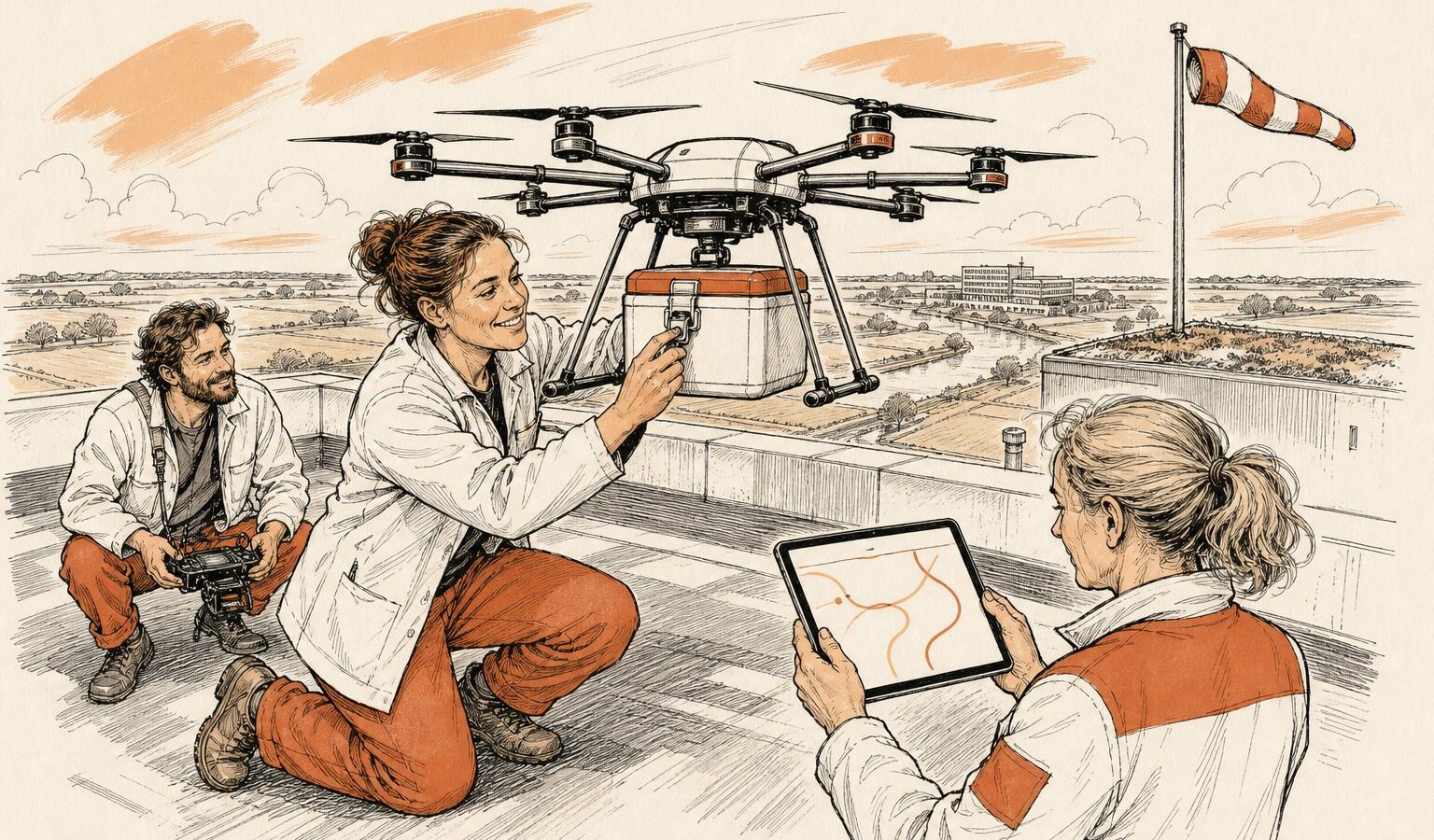 Medische drone Isala vliegt door tot 2027