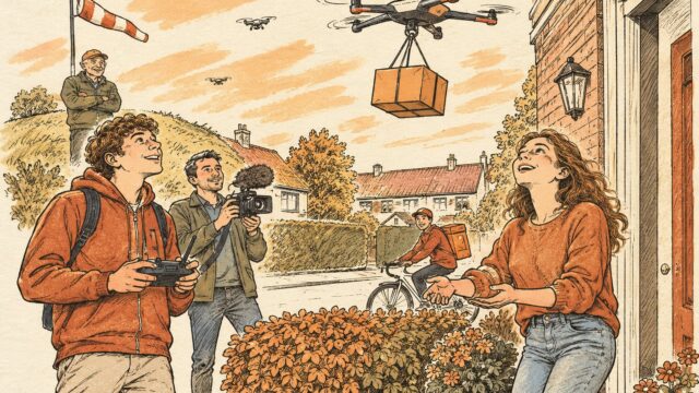Uber wil 1 miljoen dronebezorgingen per dag