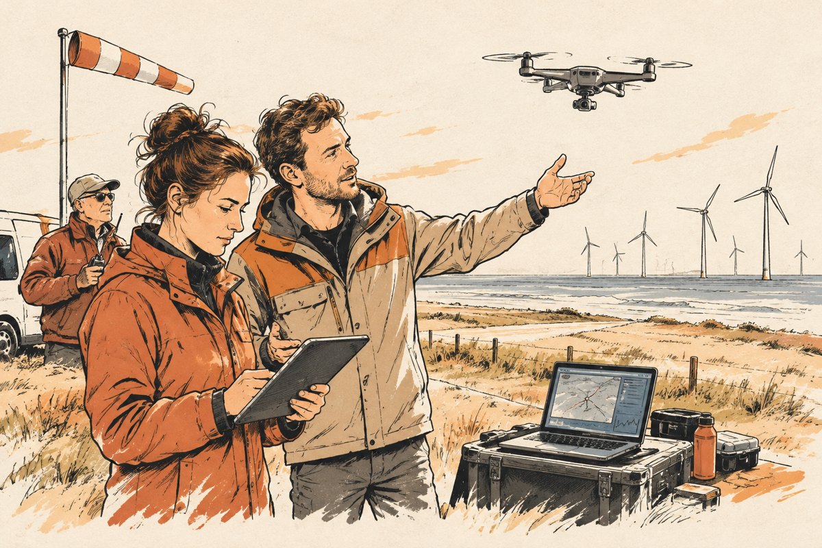 Drone vliegtijd: Dutch Unmanned meldt 2 uur